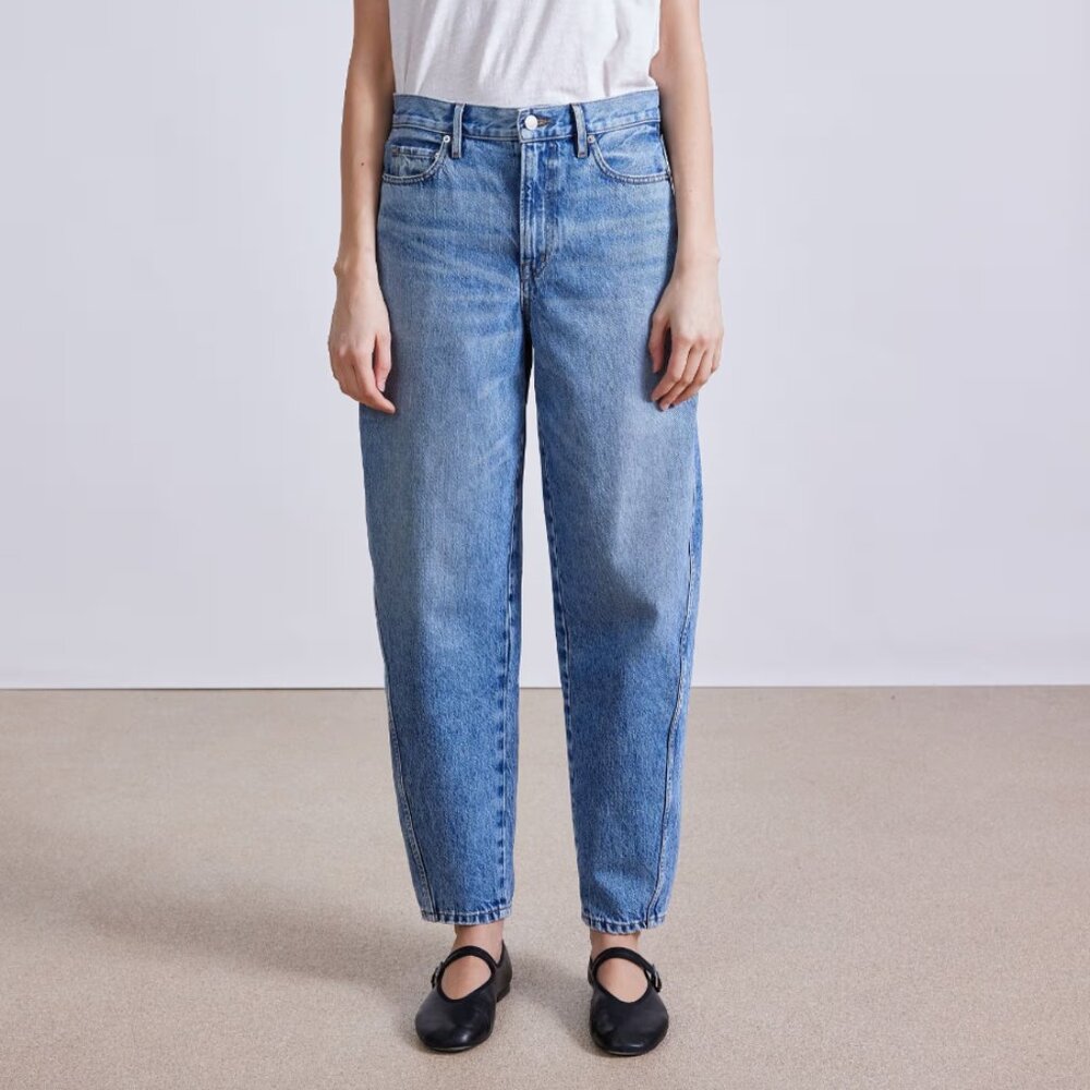 NWT: Apiece Apart High Rise Mari Barrel Jean Size 29